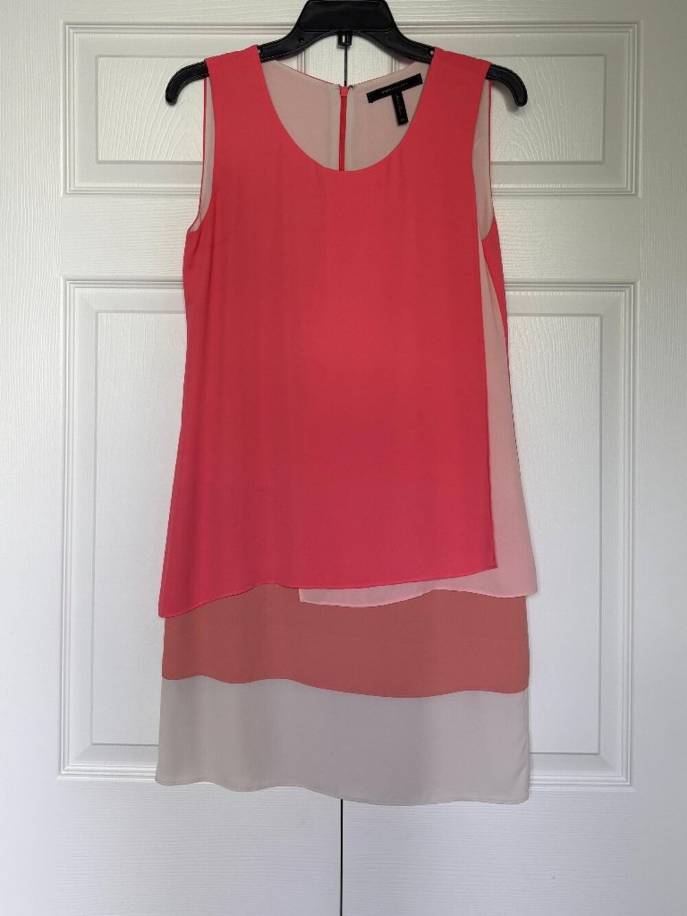 BCBGMAXAZRIA “Haley” Layered Colorblock Dress – Size 2